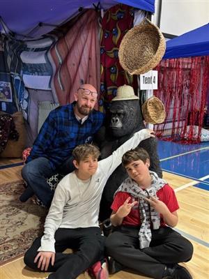 students with principal